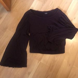 COPY - Purple bell sleeve top - very comfortable!